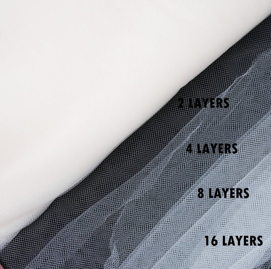 ivory tulle Fabric Tulle Bolt