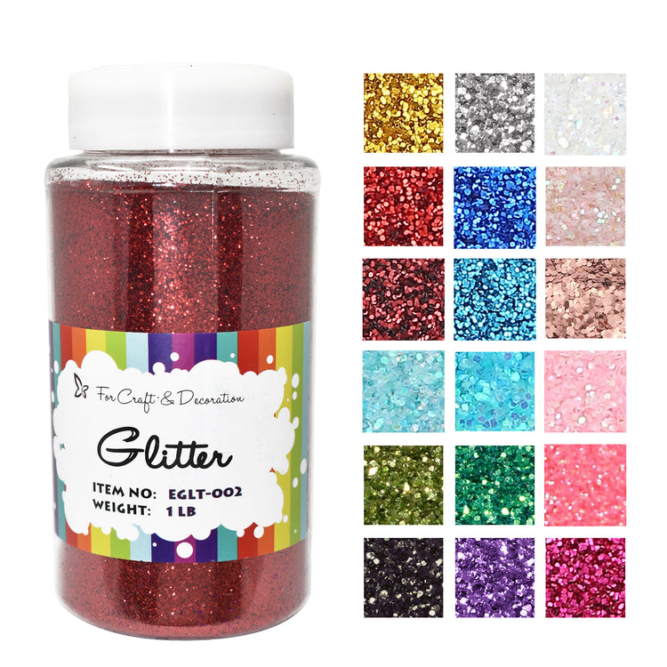 fine red glitter