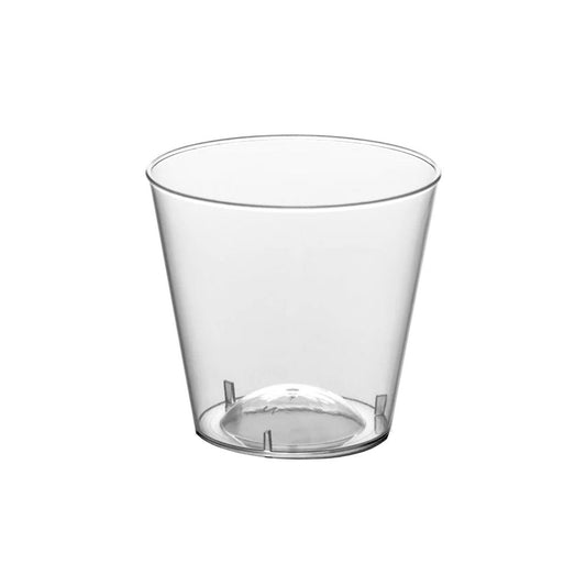 Premium Clear Shot Glasses. Disposable Clear Cups.