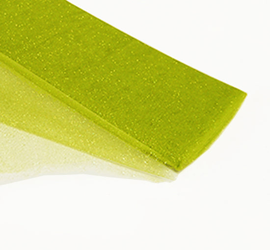 apple green 54" x 10 Yards (30 ft) Glitter Fabric Tulle Bolt
