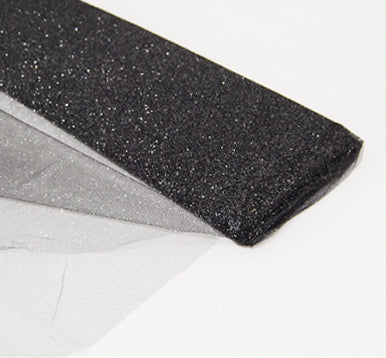 black 54" x 10 Yards (30 ft) Glitter Fabric Tulle Bolt