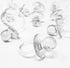 clear baby pacifier for baby showers