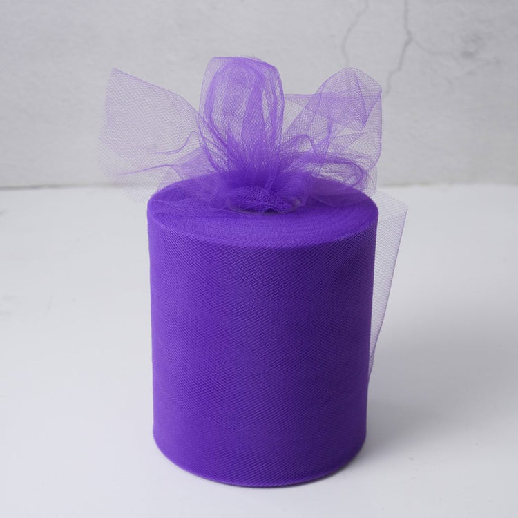 purple Tulle Fabric Roll
