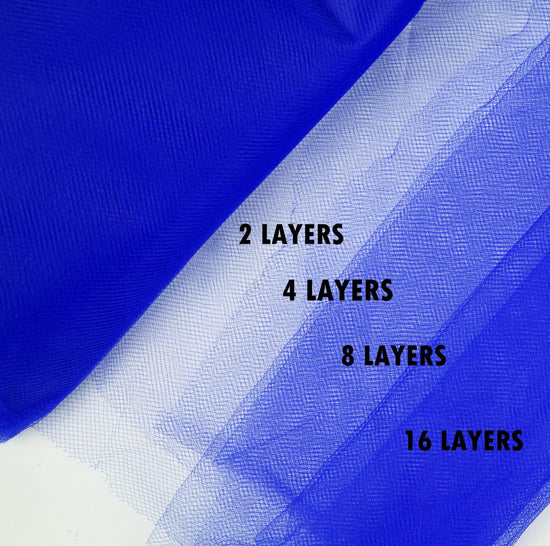 royal blue tulle Fabric Tulle Bolt