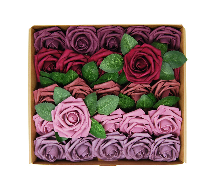 combo Artificial foam Rose Flower