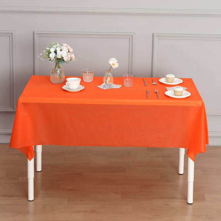54" x 300ft Plastic Table Cover Roll with Cutter included