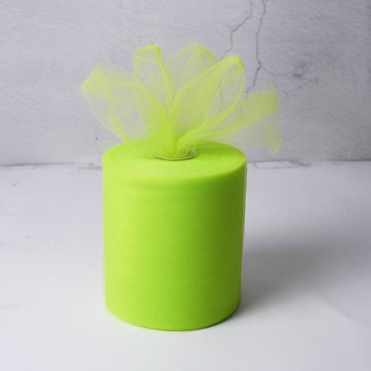 apple greenTulle Fabric Roll