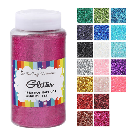 ultra fine fuchsia glitter