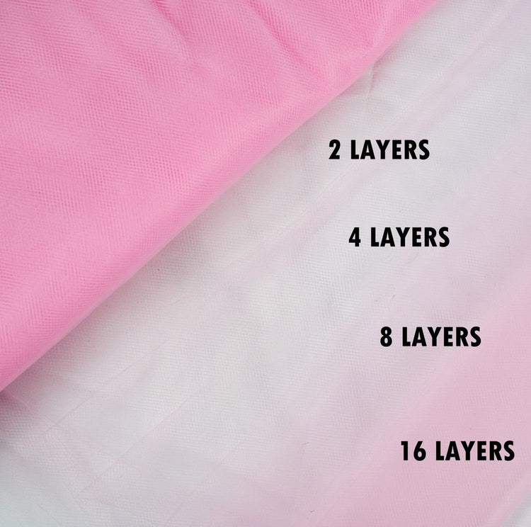 light pink tulle Fabric Tulle Bolt