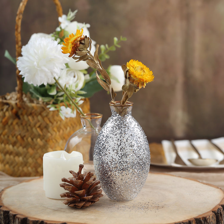 silver glitter