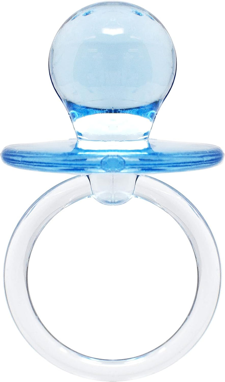 blue baby pacifier for baby showers
