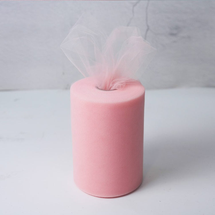 blush Tulle Fabric Roll