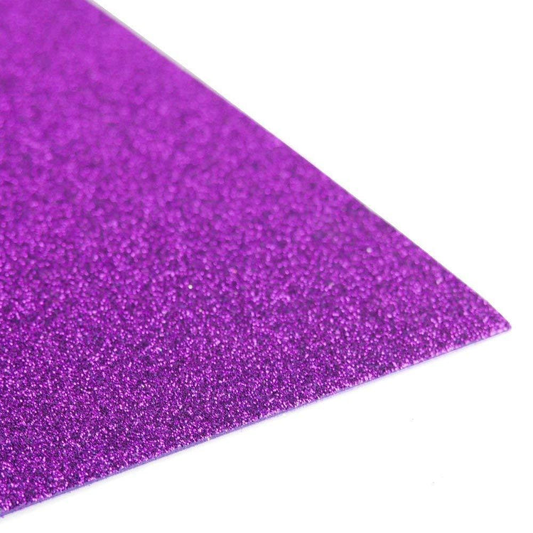 purple glitter DIY Craft Foam Sheets