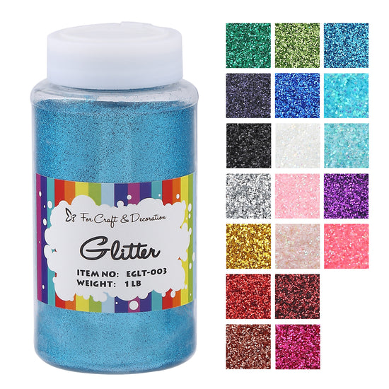 ultra fine turquoise glitter