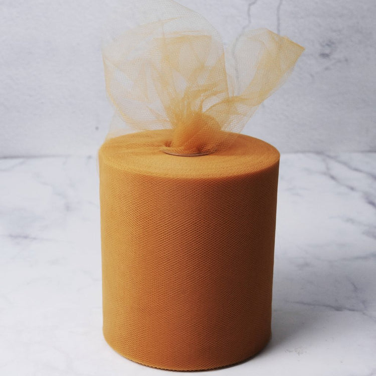 gold Tulle Fabric Roll