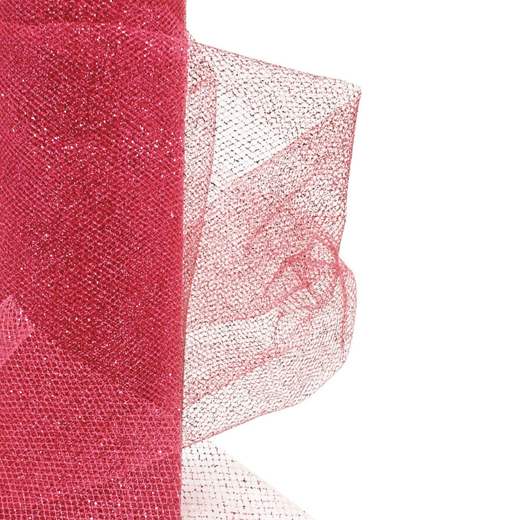 54" x 10 Yards (30 ft) Glitter Fabric Tulle Bolt for DIY Tutu Skirt, Wedding and Decoration