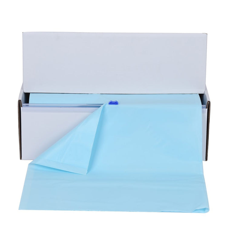 54" x 100ft Plastic Table Cover Roll with Cutter included