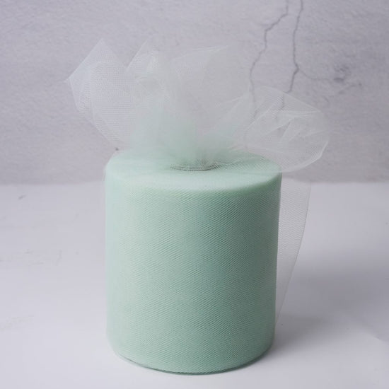 mint Tulle Fabric Roll